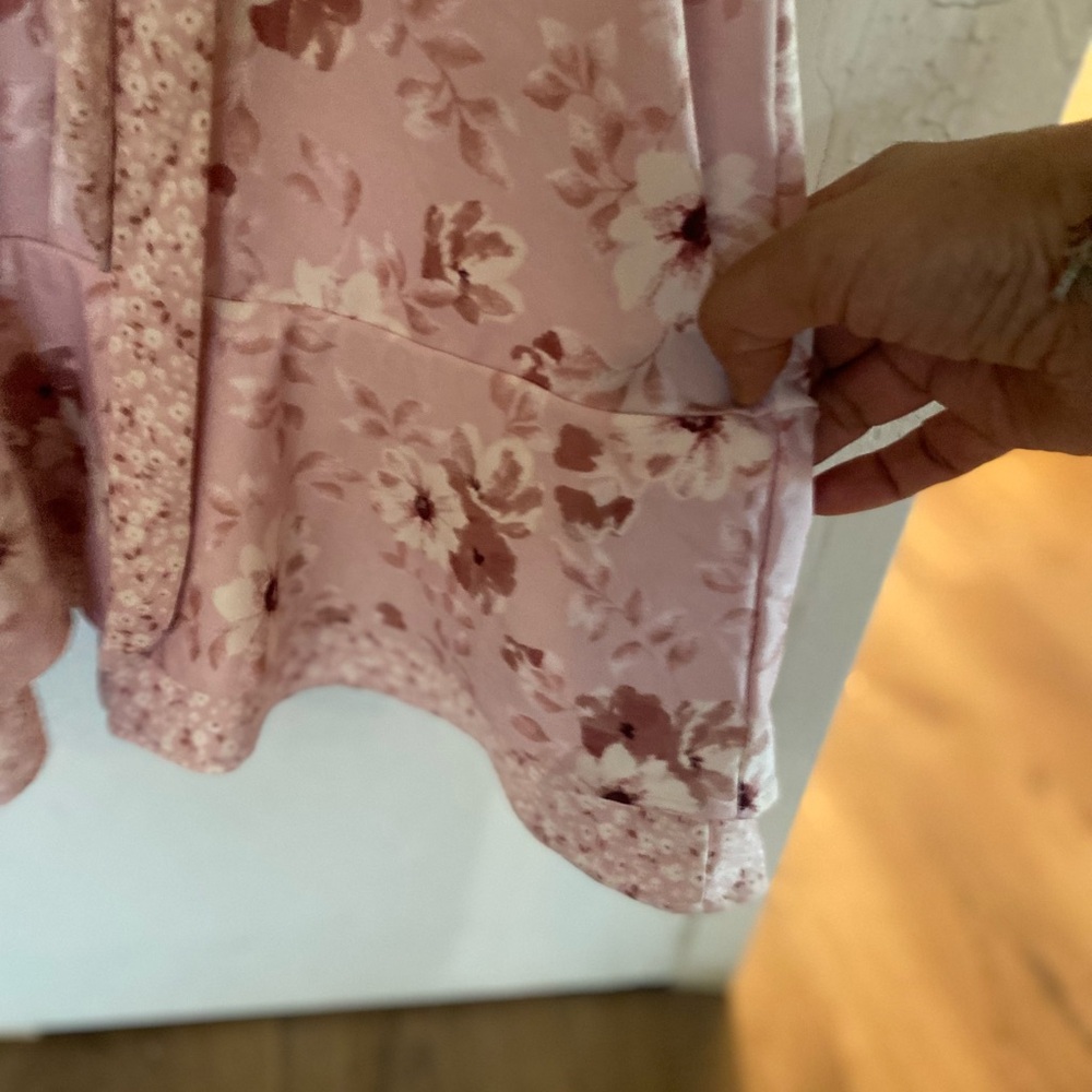 Perceptions Pink Floral Maxi Dress - Picture 6 of 7